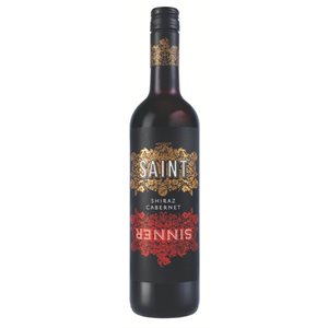 Saint & Sinner Shiraz Cab 750ml