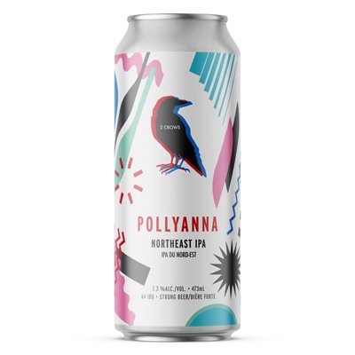 2 Crows Brewing Pollyanna Wild NE IPA 473ml