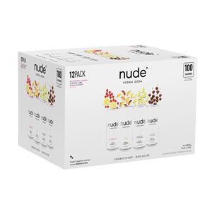 Nude Vodka Soda Mixer Pack 12 C