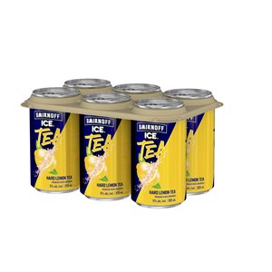 Smirnoff Ice Tea Lemon Tea 6 C