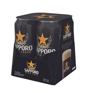 Sapporo Black Lager 4 C