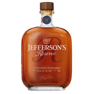 Jeffersons Reserve Bourbon Whiskey 750ml