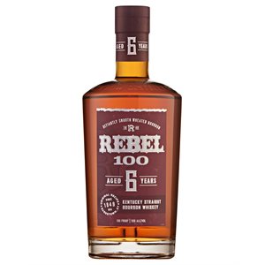 Rebel 100 Proof Bourbon Kentucky Straight Bourbon Whiskey 6 YO 750ml