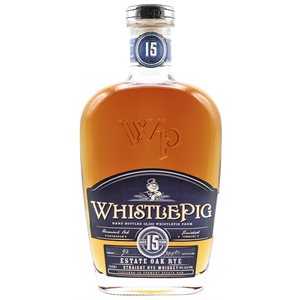 WhistlePig Estate Oak Rye 15 YO 750ml